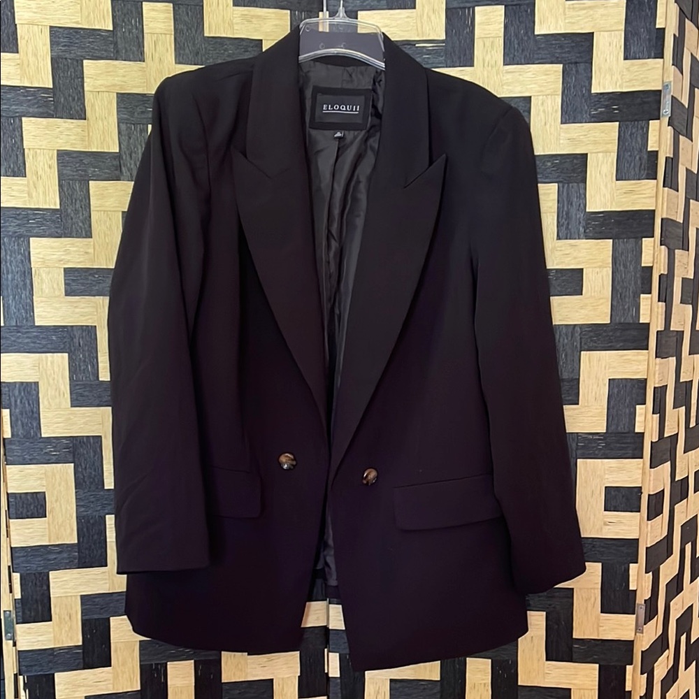 Eloquii Black Women's Blazer, Size 20
